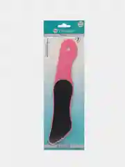 Терка педикюрная наждачная Пятка на ручке Zinger zo-RA-20 pink