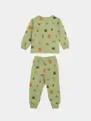 Оливковый хлопковая пижама для мальчика, рост 92-110 см, 2-5 лет, 6 расцветок