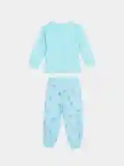 Бирюзовый хлопковая пижама для девочки 2-5 лет
