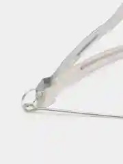 Серебряный щипцы для кальяна и углей, длина 16 см, шило в комплекте