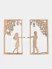 Декоративное панно / Панно настенное / Картина / Декоративное панно на стену "Влюбленные"