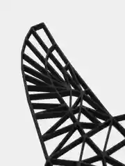 Черный декоративные 3D птицы на стену  / Панно настенное / Декоративная 3D картина