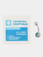 Морской пирсинг Банан для пупка