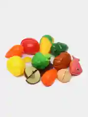 Набор металлической посуды с продуктами на липучках