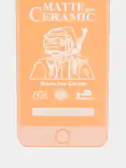 Белый защитная пленка матовая на экран iPhone 6+ 7 Plus 8 керамическая на дисплей черная и белая