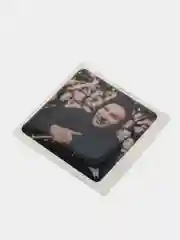 Белый 3d наклейки стикеры на телефон "Макс Корж"