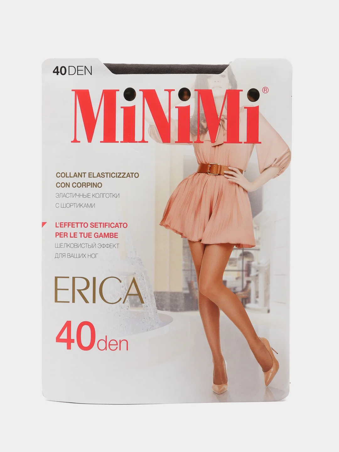Карамельный колготки женские Minimi Erica 40