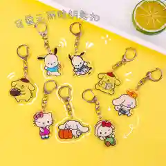 Брелок с двусторонним аниме "My melody", "Hello Kitty", акриловый, 15 видов