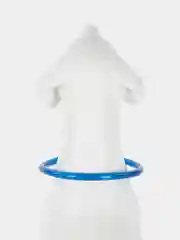 Красный светящийся  ошейник силиконовый для собак на USB зарядке