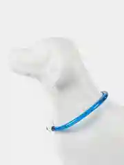 Красный светящийся  ошейник силиконовый для собак на USB зарядке