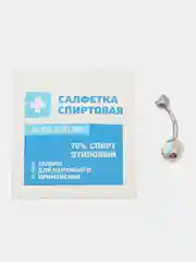 Конфетный пирсинг Банан для пупка