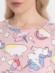 Розовый пижама Женская, домашний комплект