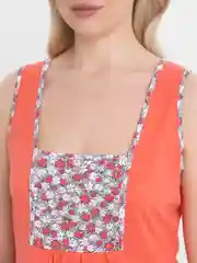 Коралловый ночная женская сорочка, домашнее платье, LILIANS