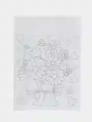 Лавандовый наклейки бумажные "Кошки, сердца, цветы, спасибо,планы,мотивация, новогодние"