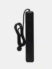 Черный сетевой фильтр-удлинитель 3метра с USB и Type-C портами, кнопкой выключения, черный