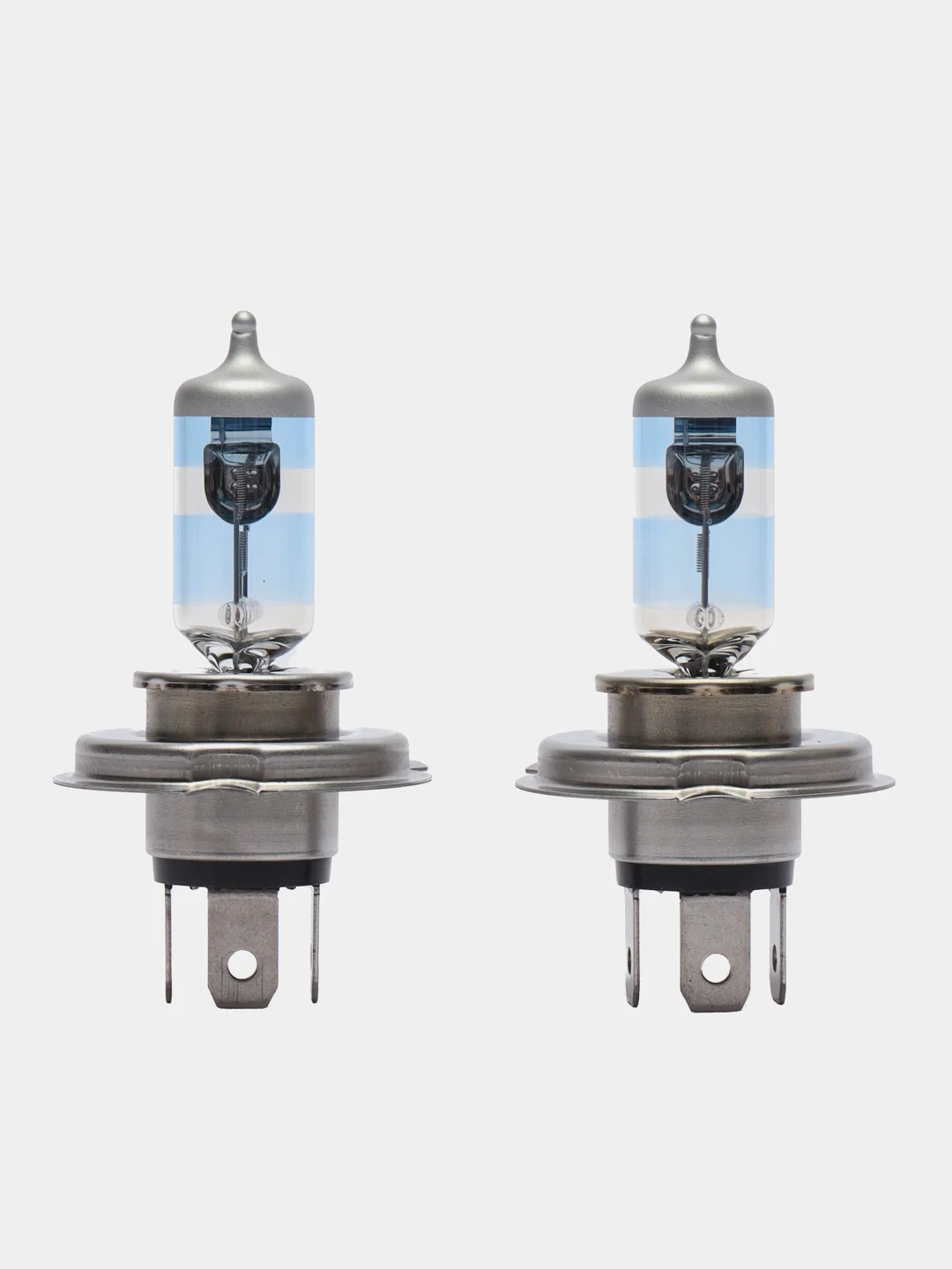 Автомобильная галогеновая лампа MTF H4 12V55W Argentum+130% 3300K (Корея),комплект 2 шт