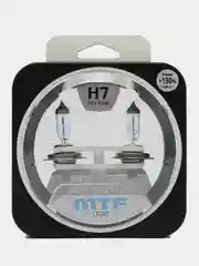 Автомобильная галогеновая лампа MTF H7 12V55W Argentum+130% 3300K (Корея), 2 шт комплект
