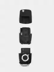 Ключ выкидной VOLKSWAGEN, SEAT, SKODA, 3 кнопки, с держателем эл. пит, без лезвия (корпус)