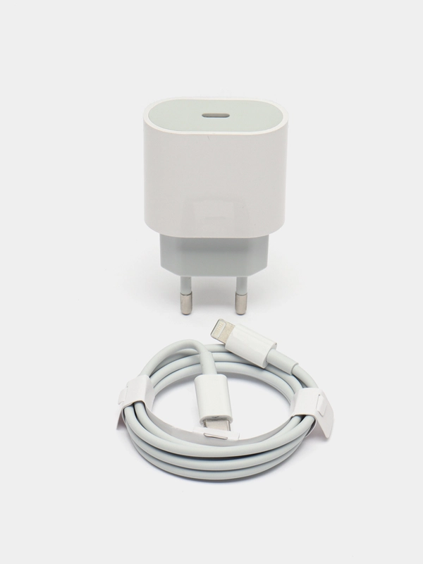 Зарядное устройство для iPhone, с кабелем Lightning, 20W