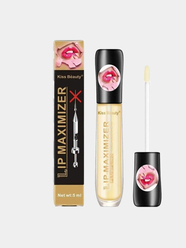 Блеск для увеличения объема губ Lip Maximizer, жидкая помада прозрачная бесцветная