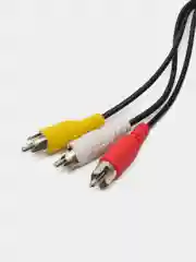Шнур 3х3 RCA 1,5м, кабель аудио-видео, тюльпан