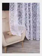 Тюль-сетка для комнаты  "Вензеля"
