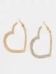 Золотой сережки женские Сердечки