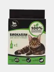 Био капли для животных от блох и клещей "ПИЖОН Premium" для котят и кошек, до 10 кг, 1х1мл