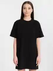Угольный платье-футболка Oversize, ультракороткое