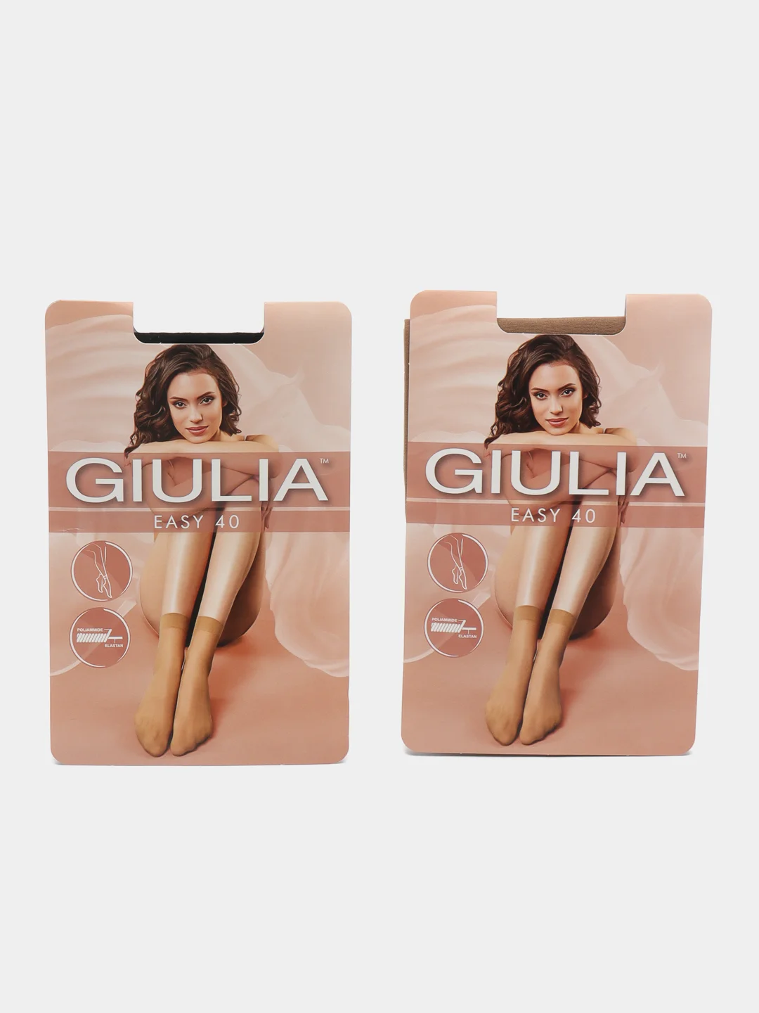 Разноцветный носки женские Giulia EASY 40 lycra (4 п) 4 пары