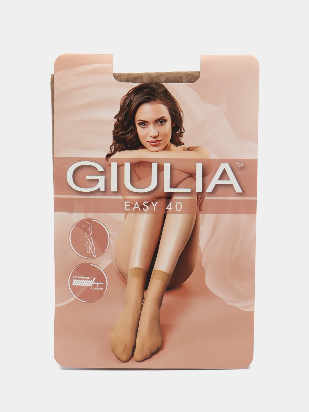 Разноцветный носки женские Giulia EASY 40 lycra (4 п) 4 пары