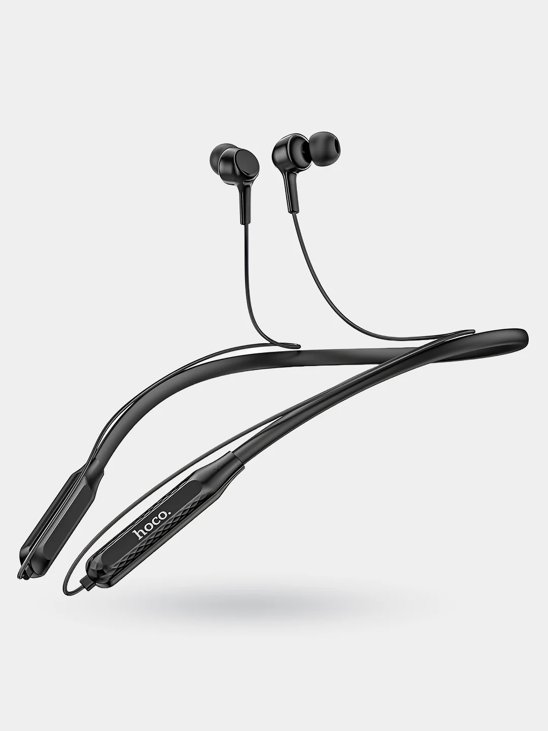 Черный наушники беспроводные спортивные Bluetooth, магнит