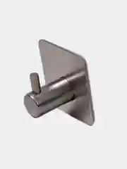 Серебряный крючок настенный самоклеящийся для ванной, кухни/ вешалка держатель для полотенца