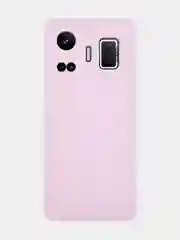 Чехол для Realme GT Neo 5, GT3 силиконовый BROSCORP матовый / прозрачный с защитой камер