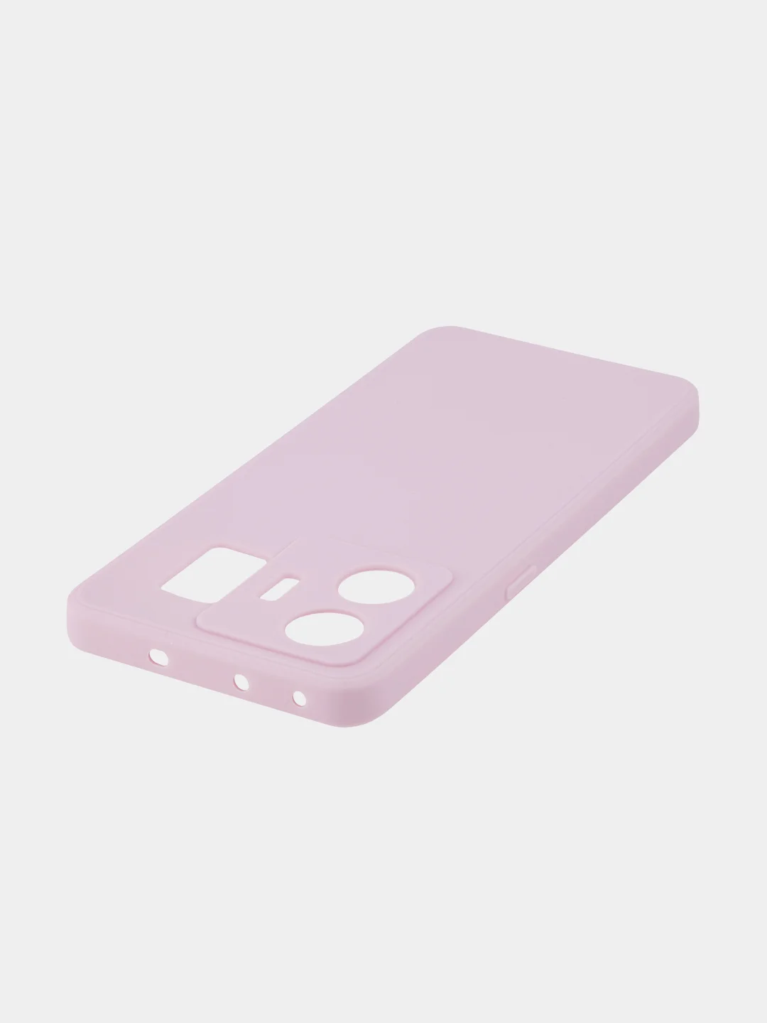 Фиолетовый чехол для Realme GT Neo 5, GT3 силиконовый BROSCORP матовый / прозрачный с защитой камер