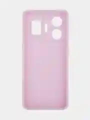Фиолетовый чехол для Realme GT Neo 5, GT3 силиконовый BROSCORP матовый / прозрачный с защитой камер