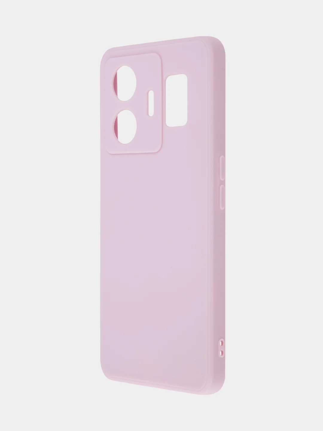Фиолетовый чехол для Realme GT Neo 5, GT3 силиконовый BROSCORP матовый / прозрачный с защитой камер