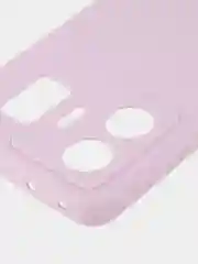 Фиолетовый чехол для Realme GT Neo 5, GT3 силиконовый BROSCORP матовый / прозрачный с защитой камер