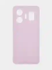 Фиолетовый чехол для Realme GT Neo 5, GT3 силиконовый BROSCORP матовый / прозрачный с защитой камер