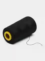 Черный нитки Gamma Micron 20s/3, цвет черный, полиэстер, 912м, 1шт