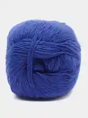 Синий пряжа, пух норки