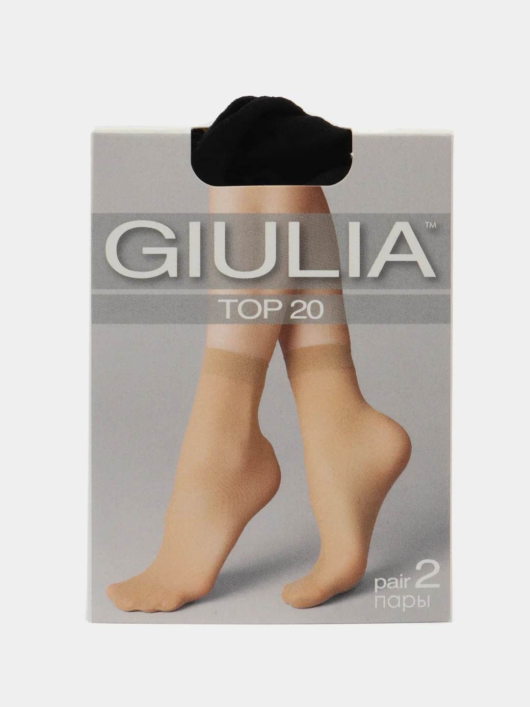 Черный носки женские Giulia TOP ECO 20 (20 п) 20 пар