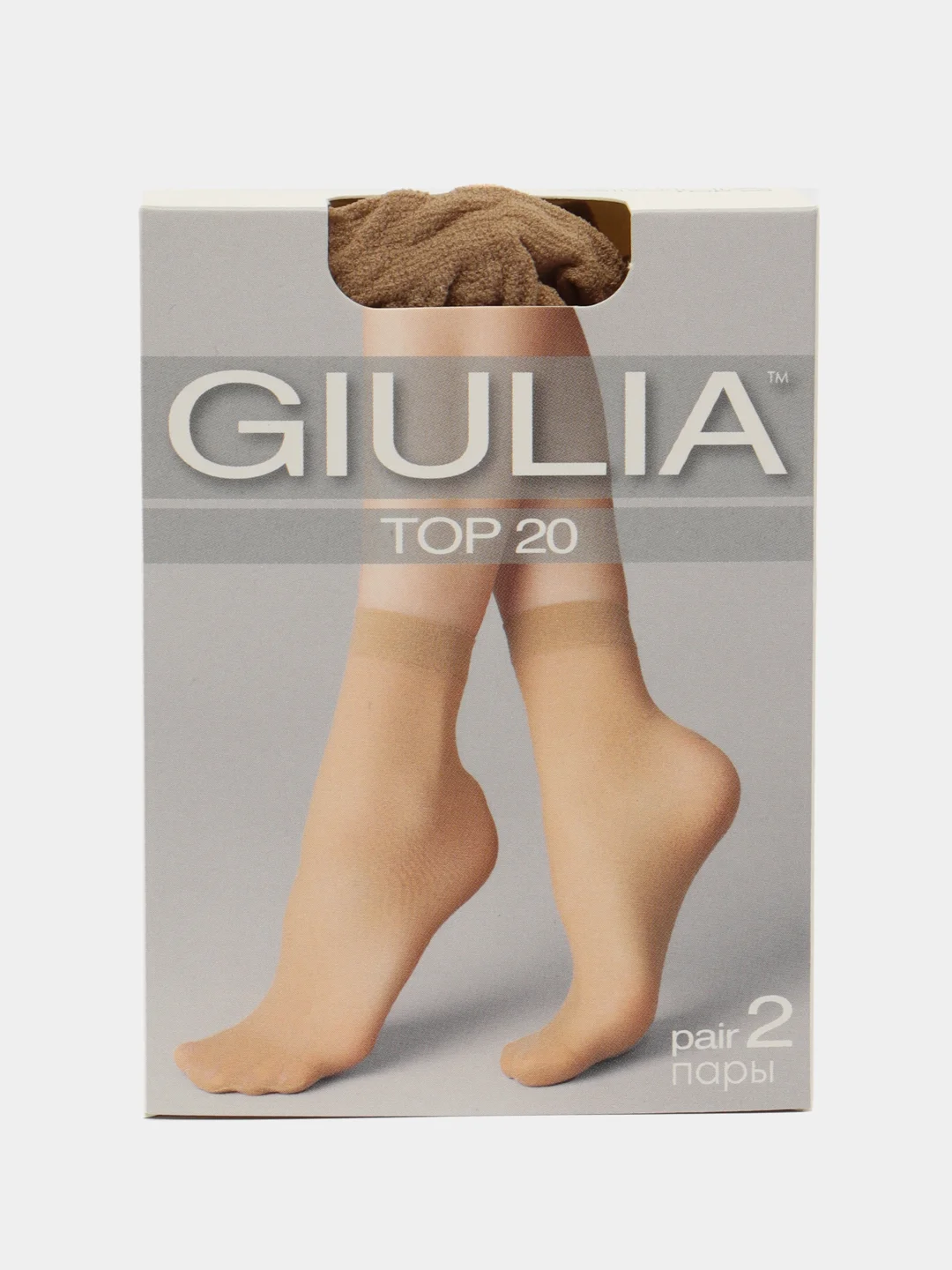 Карамельный носки женские Giulia TOP ECO 20 (20 п) 20 пар