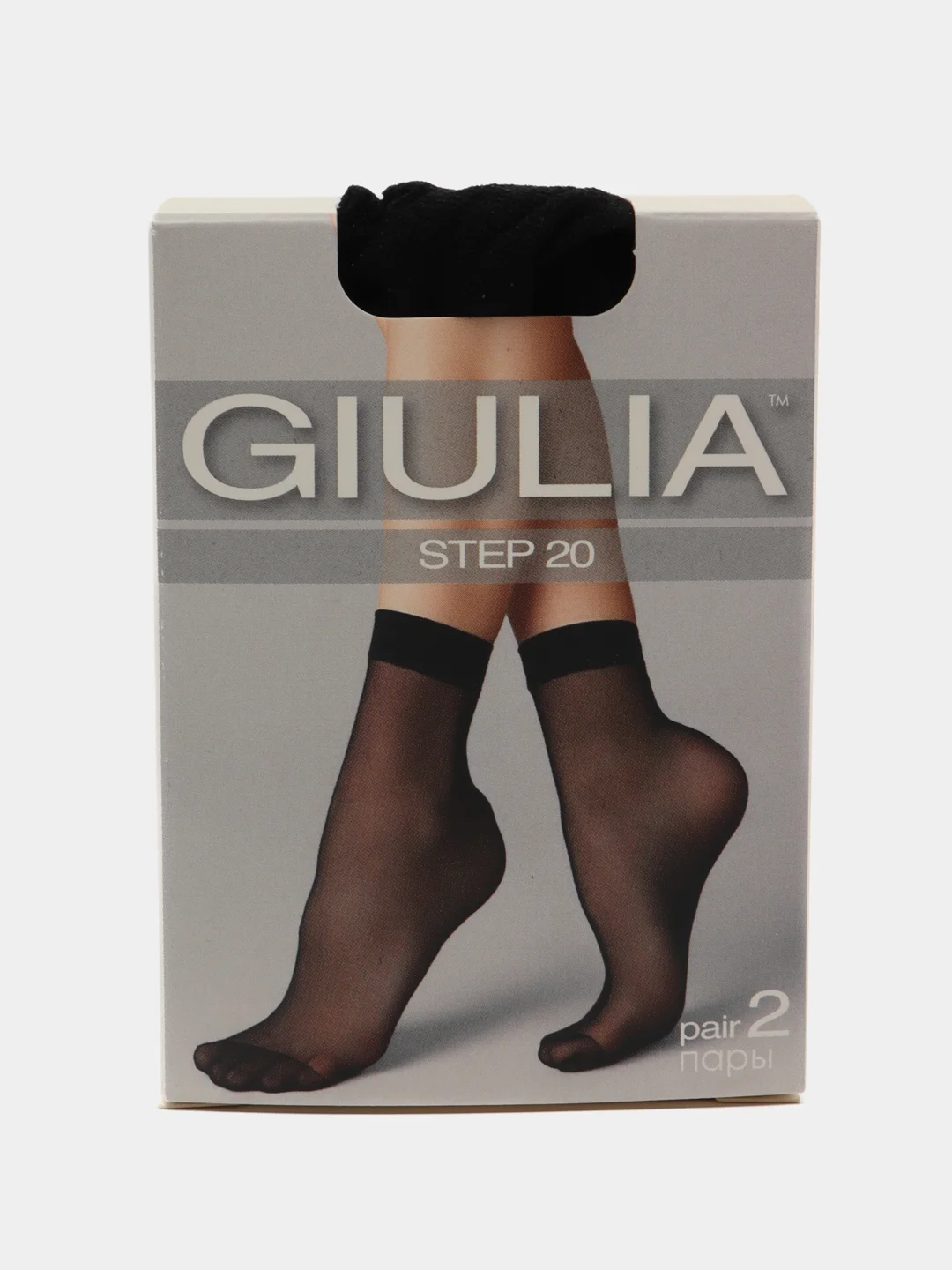 Черный носки женские Giulia STEP 20 (6 п) 6 пар
