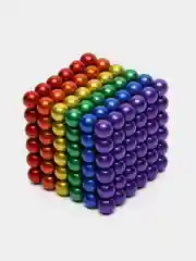 Золотой неокуб антистресс головоломка игрушка Neocube конструктор из магнитных шариков