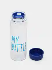 Синий спортивная бутылка для воды и коктейлей My Bottle с крышкой, 500 мл