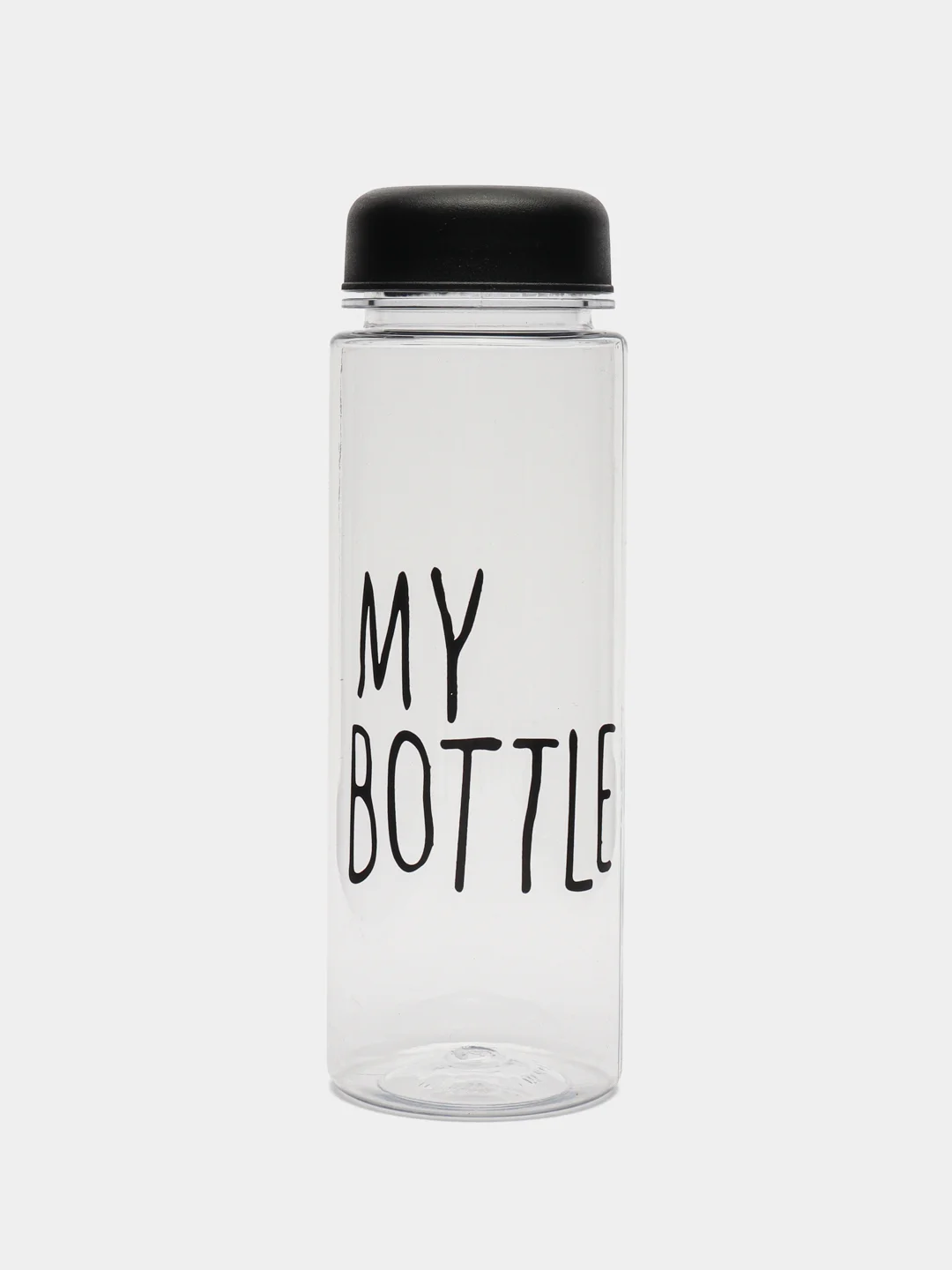 Черный спортивная бутылка для воды и коктейлей My Bottle с крышкой, 500 мл