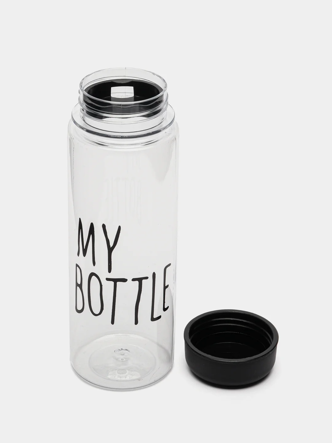 Черный спортивная бутылка для воды и коктейлей My Bottle с крышкой, 500 мл