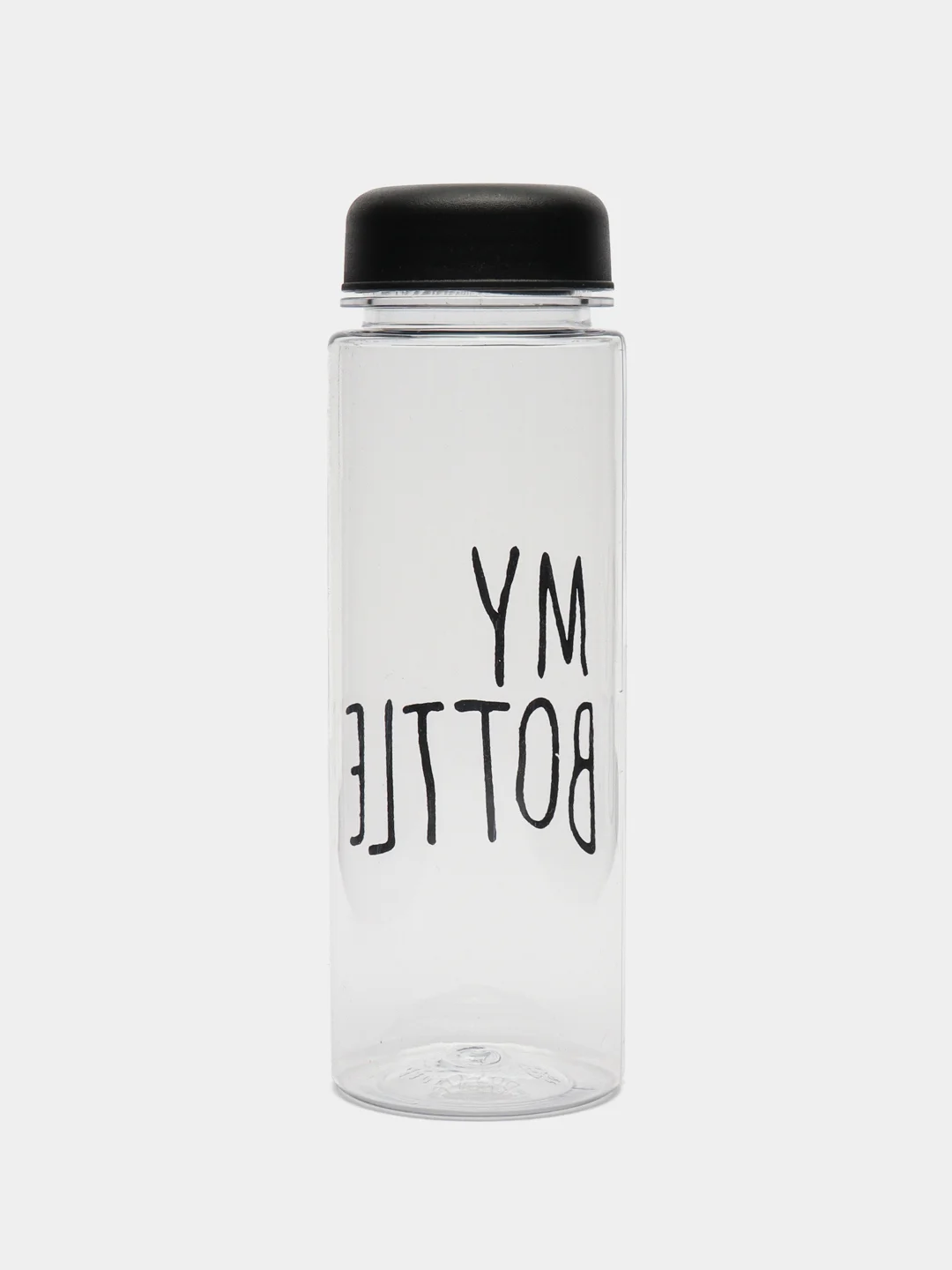 Черный спортивная бутылка для воды и коктейлей My Bottle с крышкой, 500 мл