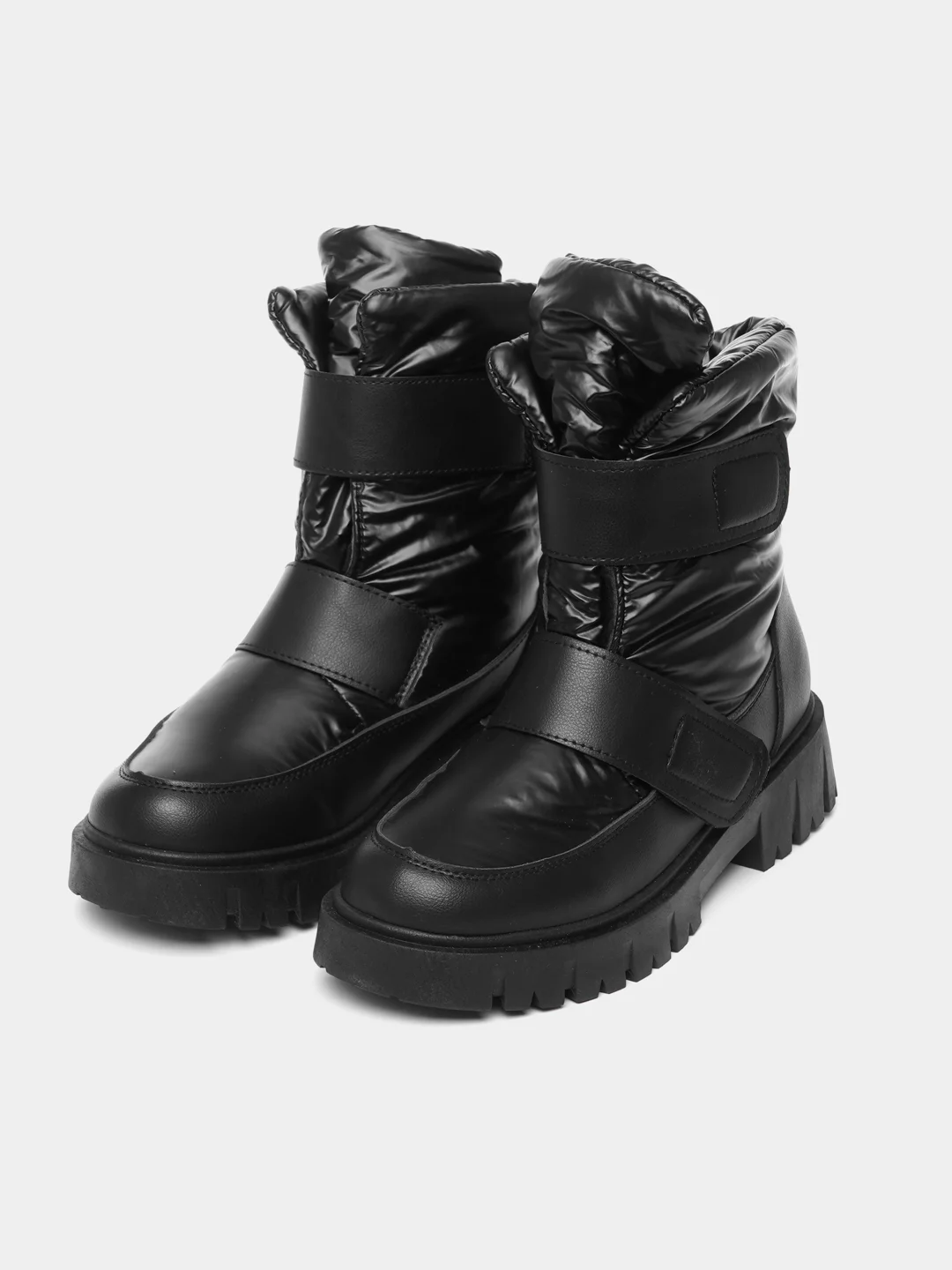 Угольный дутики женские, зимние